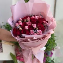 Mixed Lavender Flowers Bouquet
